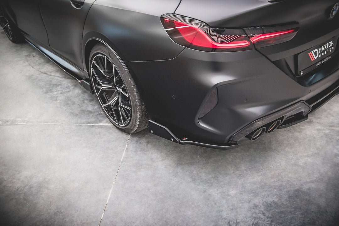 REAR SIDE SPLITTERS + FLAPS V.1 BMW M8 GRAN COUPE F93