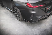 REAR SIDE SPLITTERS + FLAPS V.1 BMW M8 GRAN COUPE F93 / COUPE F92