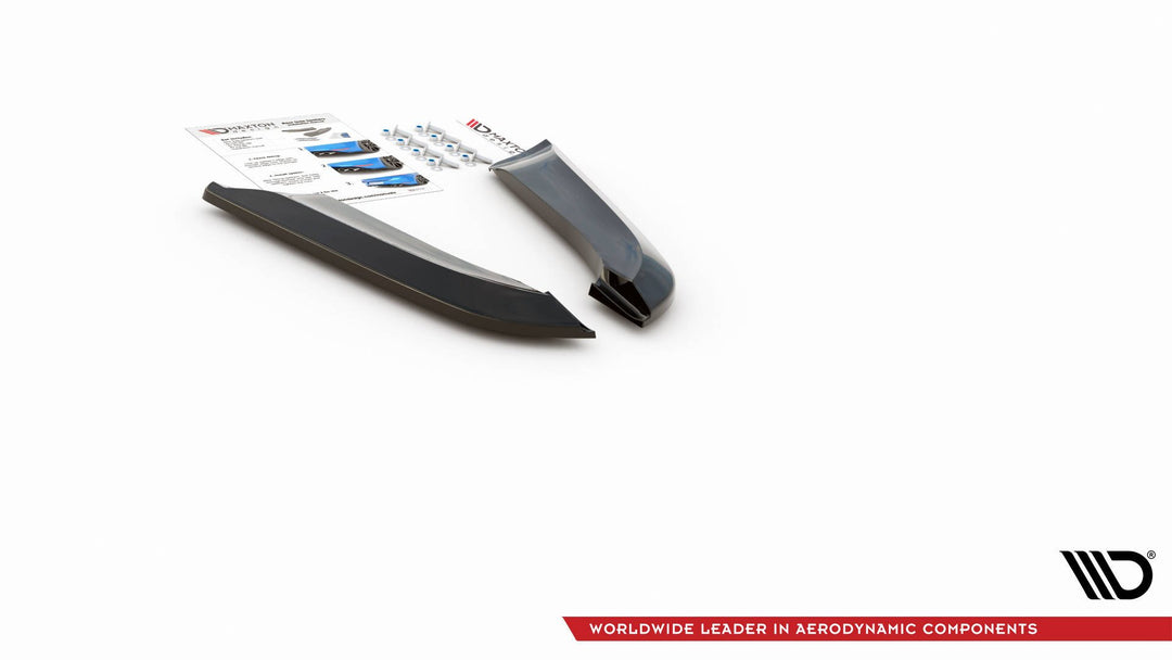 REAR SIDE SPLITTERS V.2 AUDI RS4 SEDAN B7 (set for Maxton valance)