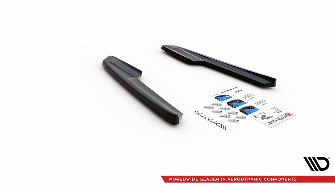 REAR SIDE SPLITTERS V.2 AUDI RS6 C8 / RS7 C8 (set for Maxton Valance)