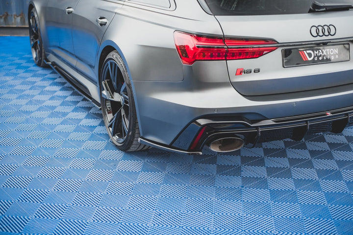 REAR SIDE SPLITTERS V.2 AUDI RS6 C8 / RS7 C8 (set for Maxton Valance)