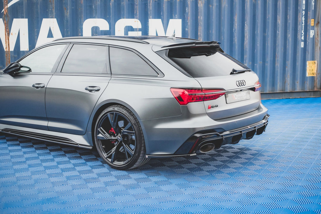 REAR SIDE SPLITTERS V.2 AUDI RS6 C8 / RS7 C8 (set for Maxton Valance)