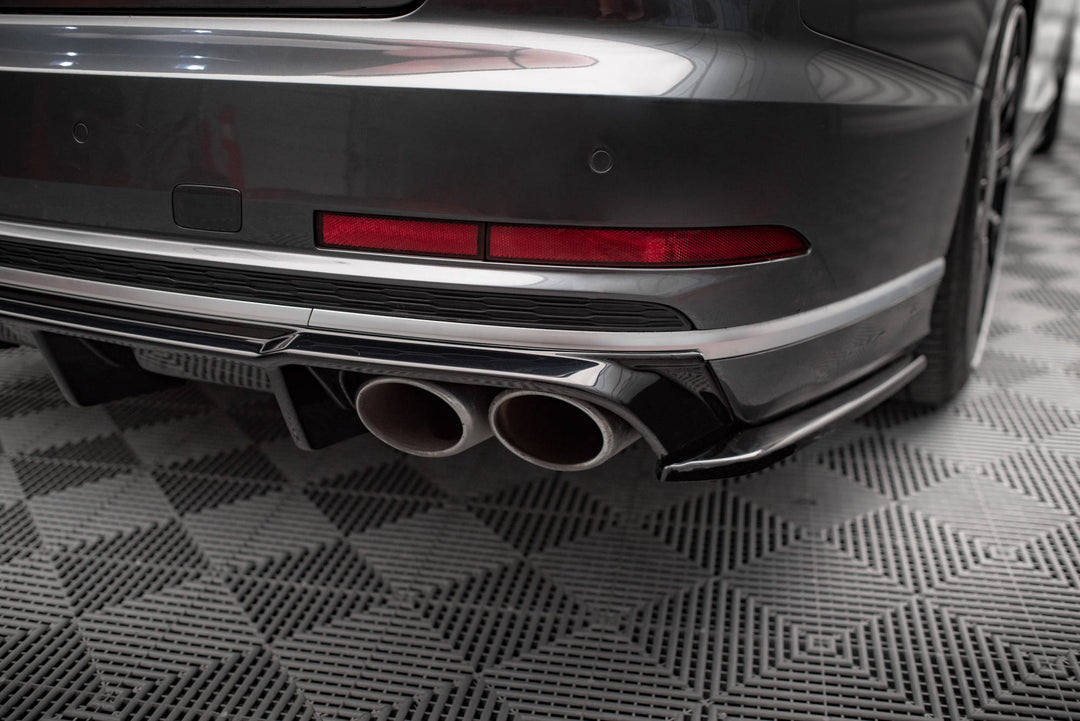 REAR SIDE SPLITTERS V.2 AUDI S8 D5 (SET FOR MAXTON VALANCE)