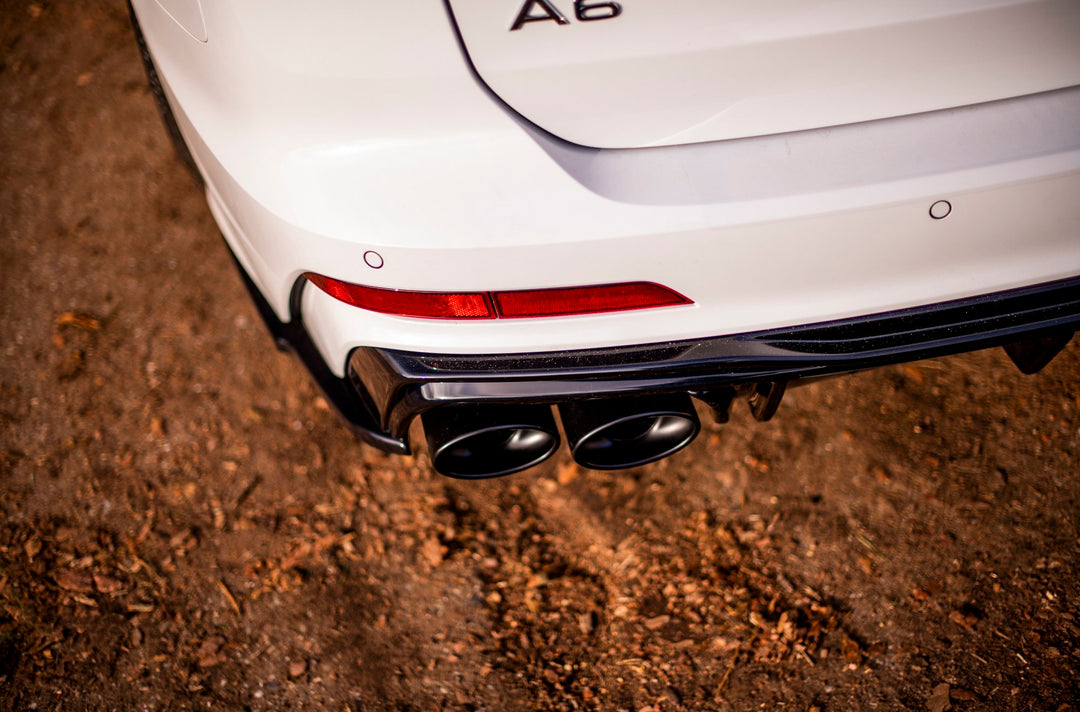 REAR VALANCE + EXHAUST ENDS IMITATION AUDI A6 C8 S-LINE