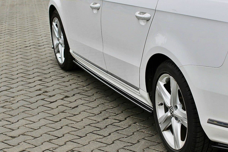 Side Skirts Diffusers Volkswagen Passat B8 Facelift - Gloss Black Gloss  Black, Spoilering \ Volkswagen \ Passat \ Mk8 (B8) Facelift