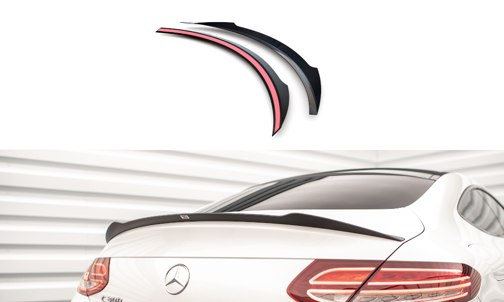 SPOILER EXTENSION MERCEDES- BENZ C-CLASS W205 COUPE AMG-LINE Maxton Design USA SPOILER EXTENSION MERCEDES- BENZ C-CLASS W205 COUPE AMG-LINE Maxton Design USA