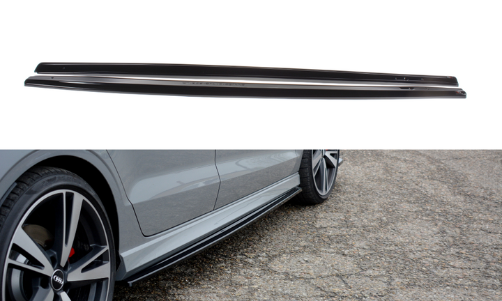 SIDE SKIRTS DIFFUSERS AUDI RS3 8V FL SEDAN