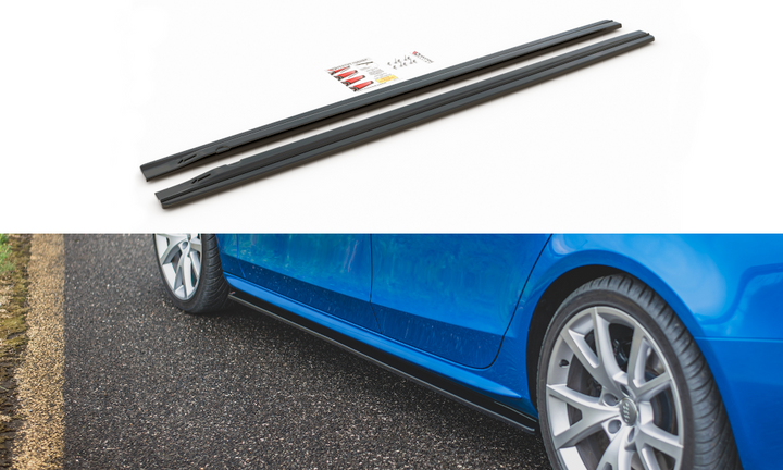 SIDE SKIRTS DIFFUSERS AUDI S4 / A4 / A4 S-LINE B8 / B8 FL