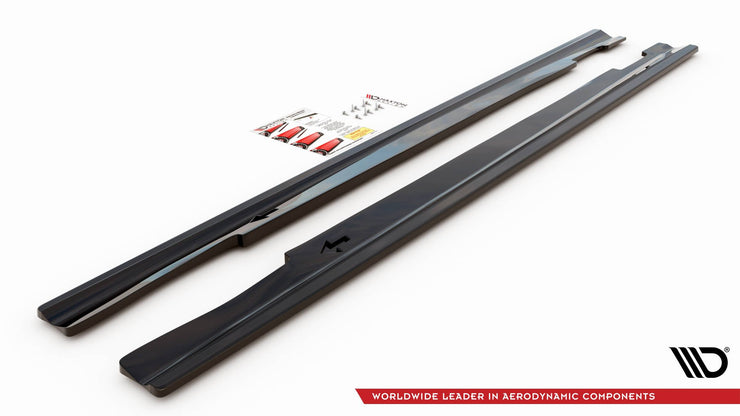 SIDE SKIRTS DIFFUSERS MERCEDES-BENZ E63 AMG SEDAN W212 FACELIFT