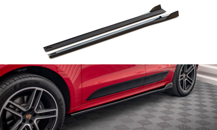 Side Skirts Diffusers Porsche Macan GTS / Sport Design Mk1 Facelift
