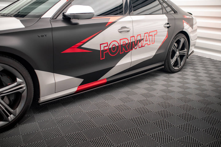 SIDE SKIRTS DIFFUSERS V.1 AUDI S8 D4