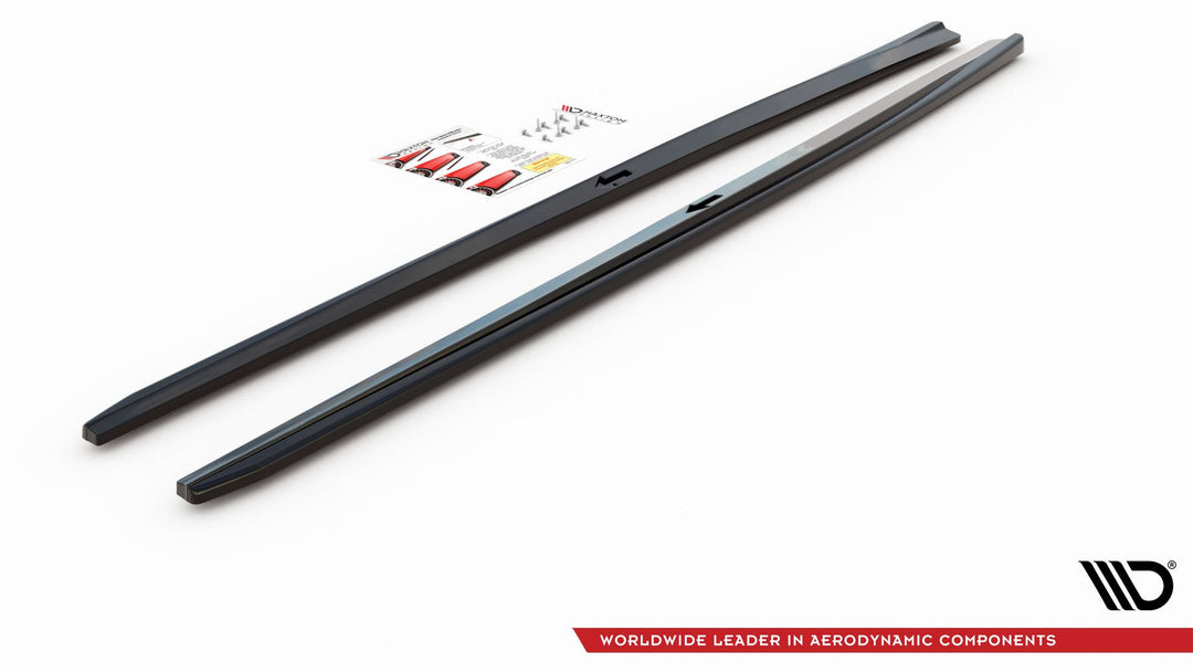 SIDE SKIRTS DIFFUSERS V.2 AUDI S3 / A3 S-LINE SEDAN 8V FACELIFT