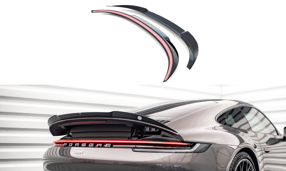 Spoiler Cap auf Heckscheibe für Porsche 911 992 GT3 von Maxton Design