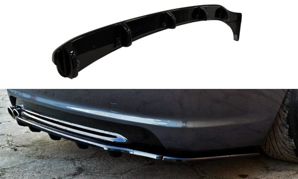 CENTRAL REAR SPLITTER for BMW 3 E46 MPACK COUPE (with vertical bars), Our  Offer \ BMW \ Seria 3 \ E46 [1998-2005] BMW \ Seria 3 \ E46