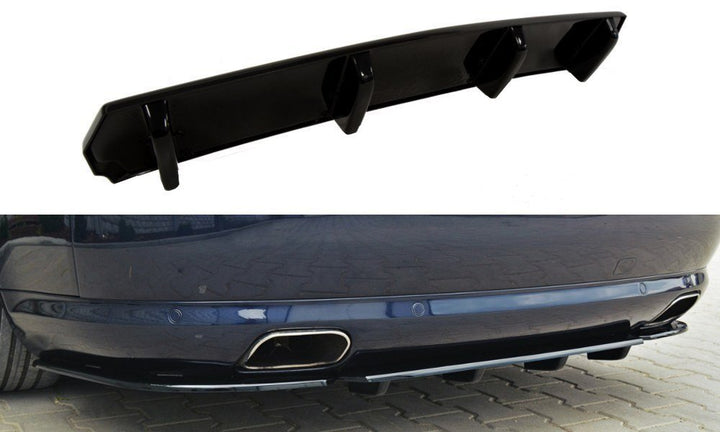 CENTRAL REAR SPLITTER AUDI A8 W12 D3 (WITH VERTICAL BARS)