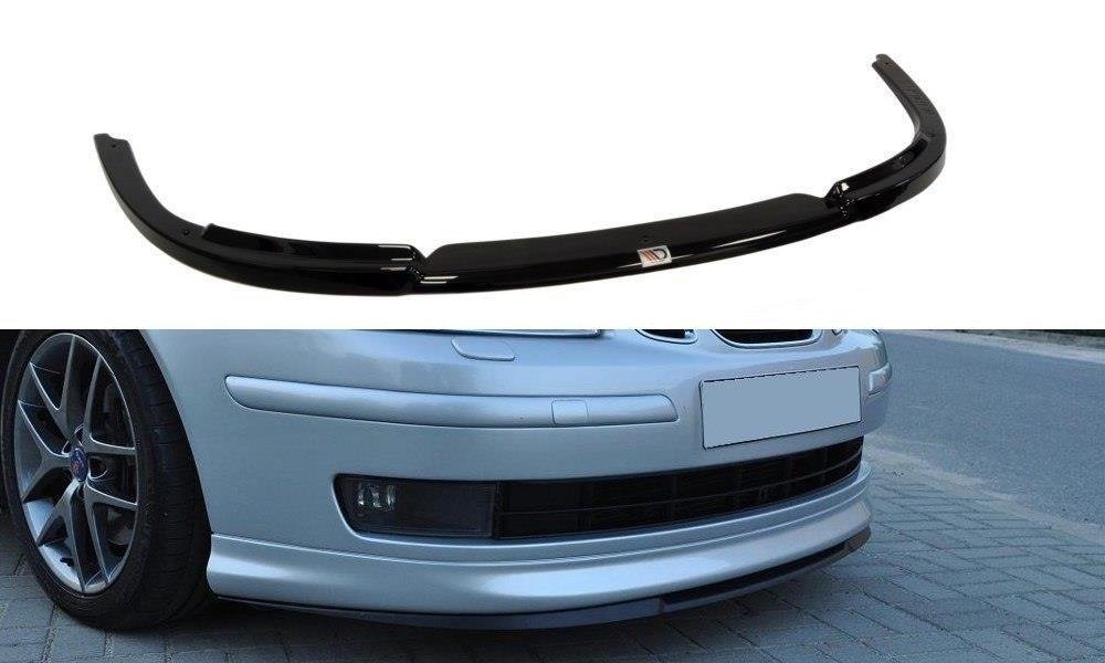 Spoiler Avant Pour SAAB 9-3 TURBO X - Noir Brillant Par Maxton Design - Neuf Sous Emballage