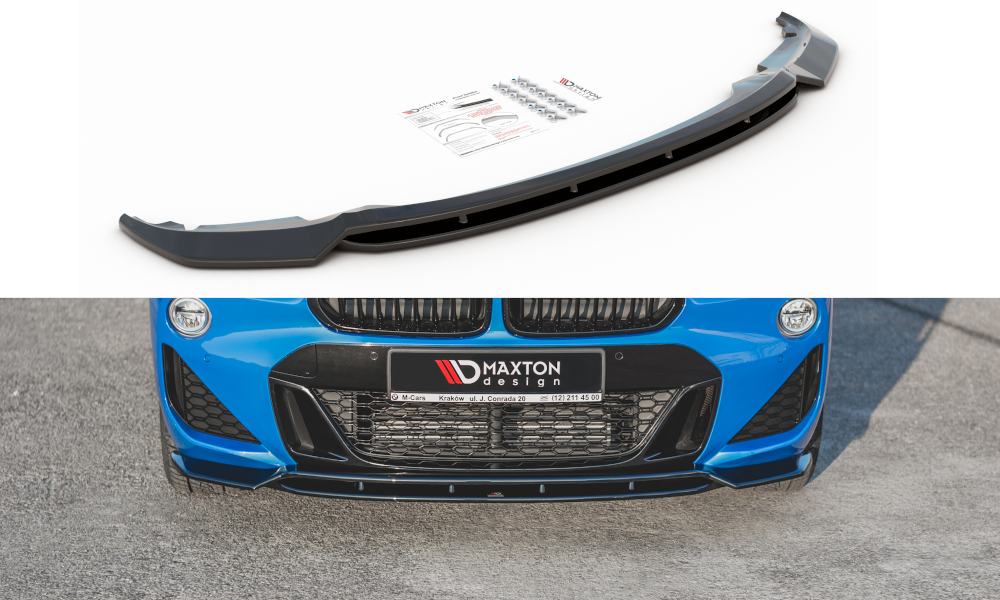 HEROページ　BMW　 F2X 　F3X 　Mステッチ　 新品 FRONT SPLITTER BMW X2 F39 M-PACK – Maxton Design USA