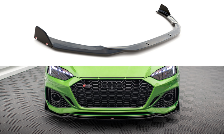 FRONT SPLITTER + FLAPS V.1 AUDI RS5 F5 FACELIFT