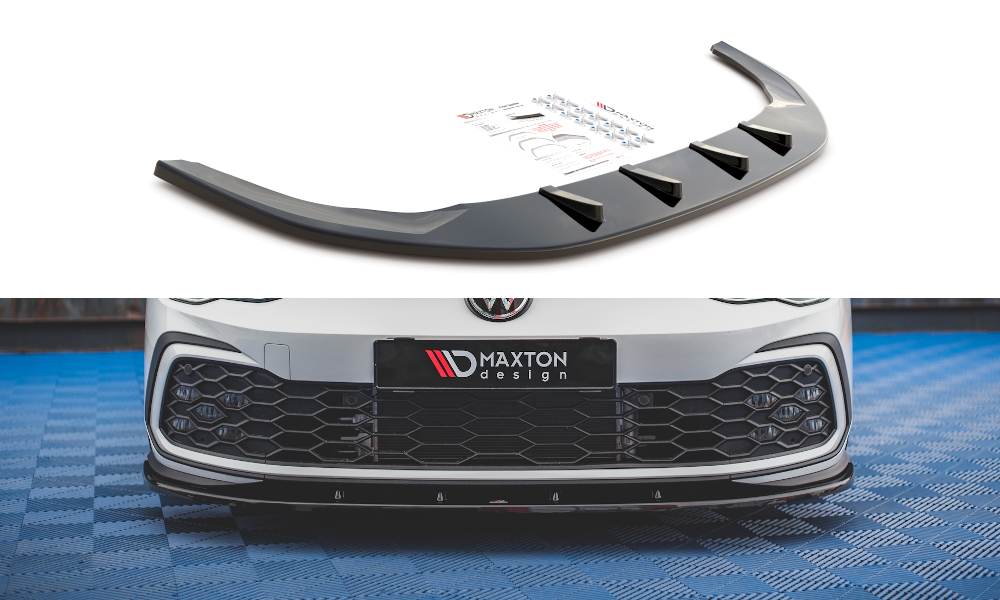 FRONT SPLITTER V.1 VOLKSWAGEN GOLF 8 GTI / R-LINE – Maxton