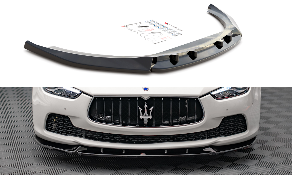 FRONT SPLITTER V.2 MASERATI GHIBLI MK3 – Maxton Design USA