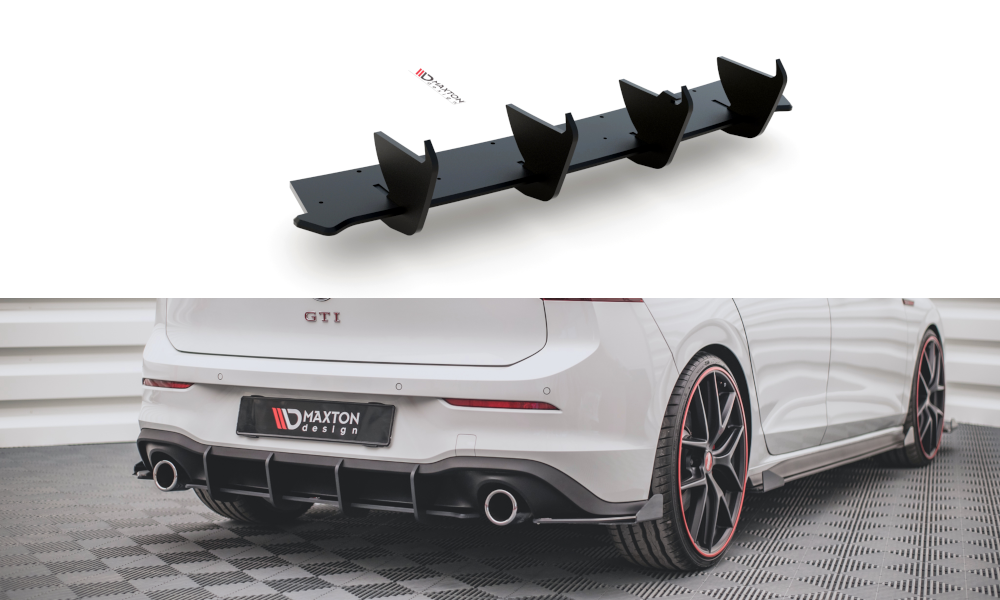 RACING DURABILITY REAR DIFFUSER V.1 VOLKSWAGEN GOLF 8 GTI – Maxton Design  USA