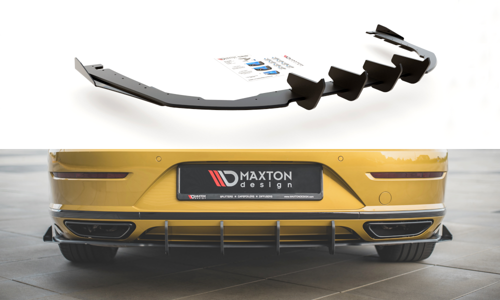RACING DURABILITY REAR VALANCE + FLAPS VOLKSWAGEN ARTEON R-LINE