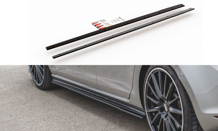 RACING DURABILITY SIDE SKIRTS DIFFUSERS VW GOLF 7 GTI