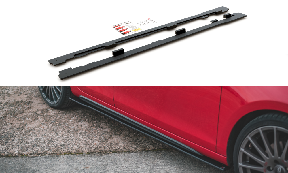 VW Golf 7 GTI / GTD M-Style Side Skirt Extensions