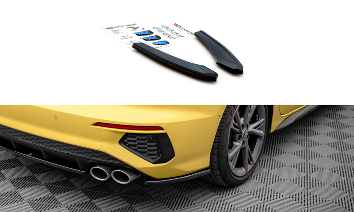 REAR SIDE SPLITTERS AUDI S3 SEDAN 8Y