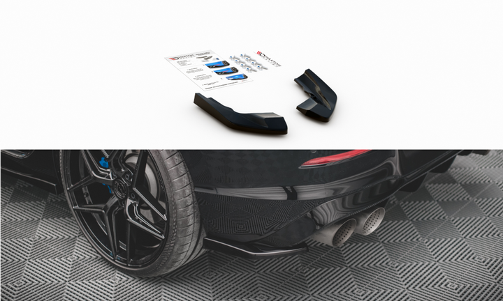 REAR SIDE SPLITTERS V.2 FOR VOLKSWAGEN GOLF R MK8