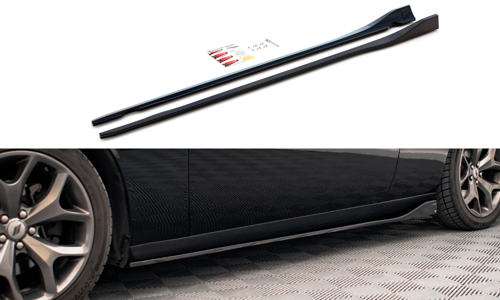 SIDE SKIRTS DIFFUSERS DODGE CHALLENGER RT MK3 FACELIFT