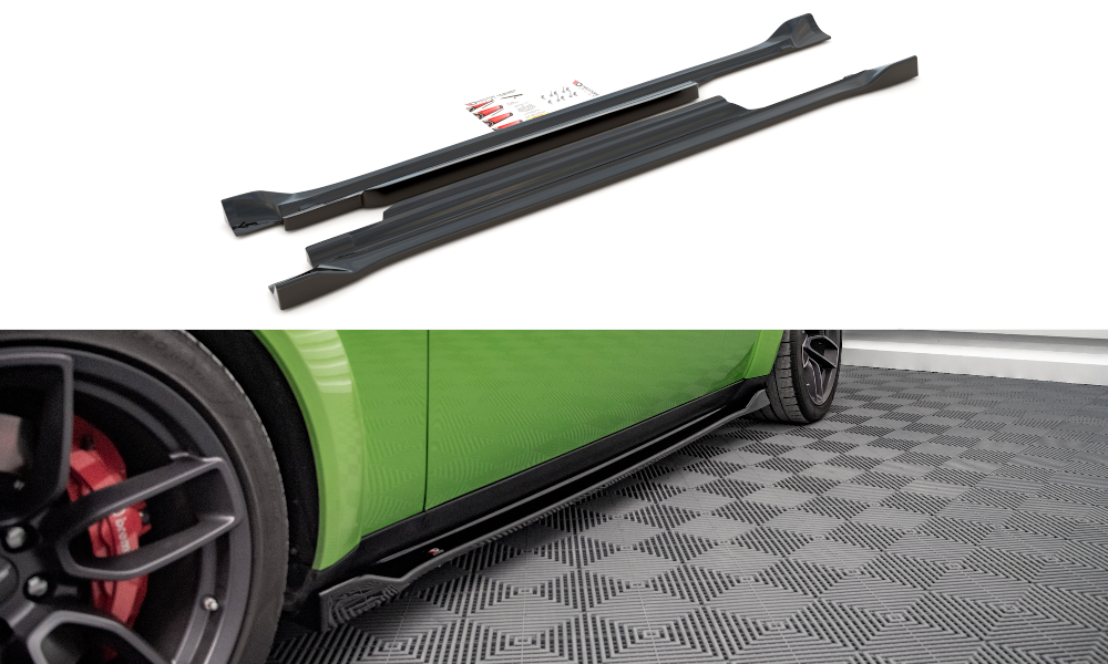 SIDE SKIRTS DIFFUSERS DODGE CHALLENGER SRT HELLCAT WIDEBODY MK3 