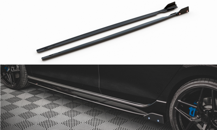 SIDE SKIRTS DIFFUSERS + FLAPS V.2 VOLKSWAGEN GOLF R MK8
