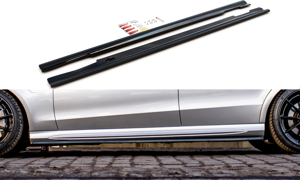 SIDE SKIRTS DIFFUSERS MERCEDES-BENZ E63 AMG SEDAN W212 FACELIFT SIDE SKIRTS DIFFUSERS MERCEDES-BENZ E63 AMG SEDAN W212 FACELIFT
