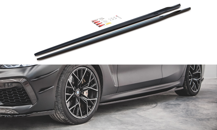 SIDE SKIRTS DIFFUSERS V.2 BMW M8 GRAN COUPE F93