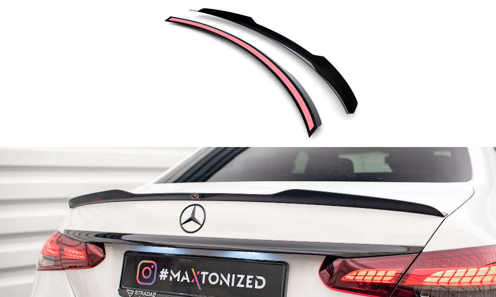 Maxton Spoiler CAP für Mercedes-Benz E Kombi W213 schwarz Hochglanz  ME-E-213-ES-CAP1-G - Online-Shop