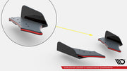 STREET PRO REAR SIDE SPLITTERS + FLAPS AUDI RS3 SEDAN 8V FACELIFT