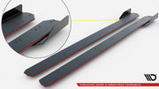 Street Pro Side Skirts Diffusers + Flaps Audi S3 / A3 S-Line Sedan 8V