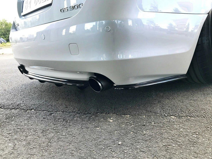 CENTRAL REAR SPLITTER LEXUS GS 300 MK3 FACELIFT (WITH VERTICAL BARS)