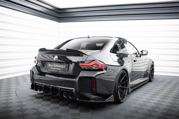 CARBON FIBER REAR SIDE SPLITTERS BMW M2 G87 (set for valance)