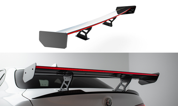 CARBON SPOILER + LED ALFA ROMEO GIULIA QUADRIFOGLIO