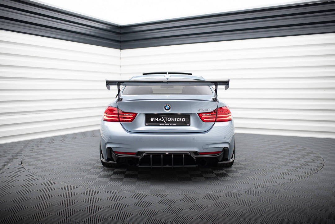 Carbon Spoiler With External Brackets Uprights BMW 4 F32 / 4 F32 M-Pack Coupe