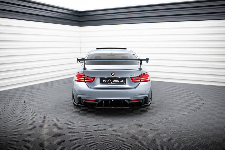 Carbon Spoiler With External Brackets Uprights BMW 4 F32 / 4 F32 M-Pack Coupe