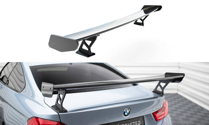 Carbon Spoiler With External Brackets Uprights BMW 4 F32 / 4 F32 M-Pack Coupe