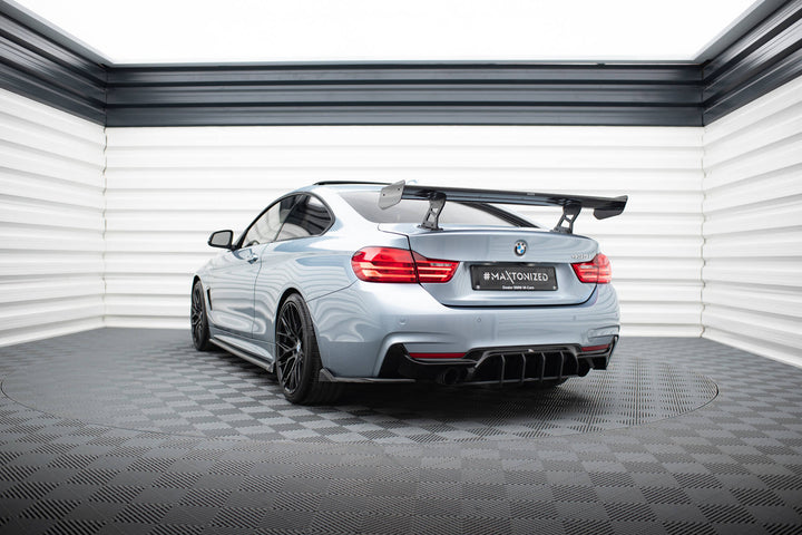 Carbon Spoiler With Internal Brackets Uprights BMW 4 F32 / 4 F32 M-Pack  Coupe