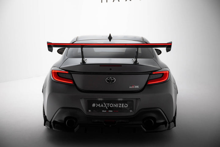 Carbon Spoiler With Internal Brackets Uprights + LED Toyota GR86