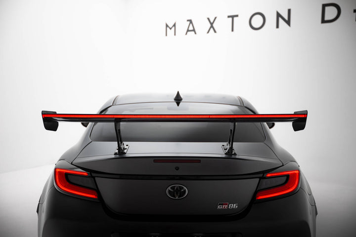 Carbon Spoiler With Internal Brackets Uprights + LED Toyota GR86