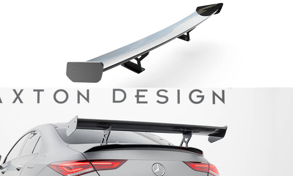 Carbon Spoiler With Internal Brackets Uprights Mercedes-Benz CLA Coupe ...