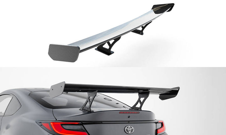 Carbon Spoiler With Internal Brackets Uprights Toyota GR86