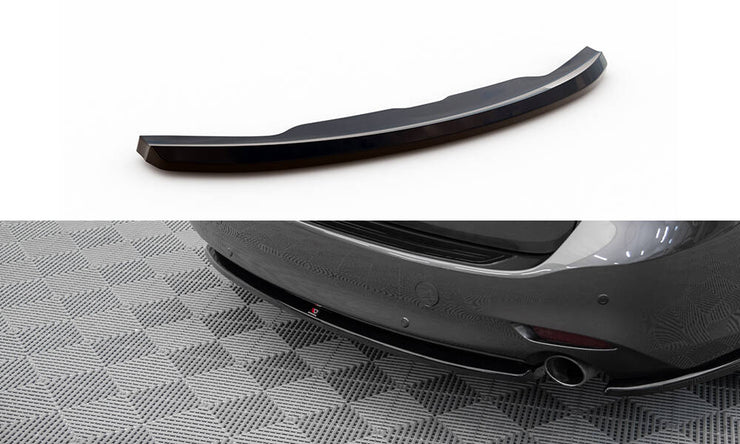 CENTRAL REAR SPLITTER FOR MAZDA 6 MK3 FACELIFT